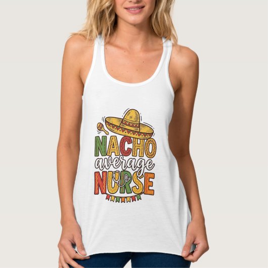 Nacho Average Nurse Cinco De Mayo Shirt Design_1 (Voorkant)