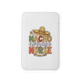 Nacho Average Nurse Cinco De Mayo Shirt Design_1 Badmat (Voorkant Verticaal)