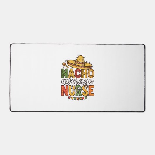 Nacho Average Nurse Cinco De Mayo Shirt Design_1 Bureaumat (Voorkant)