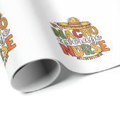 Nacho Average Nurse Cinco De Mayo Shirt Design_1 Cadeaupapier (Rol Hoek)