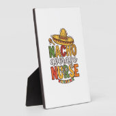 Nacho Average Nurse Cinco De Mayo Shirt Design_1 Fotoplaat (Zijkant)