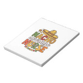 Nacho Average Nurse Cinco De Mayo Shirt Design_1 Notitieblok (Linkerzijde)