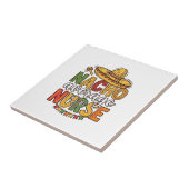 Nacho Average Nurse Cinco De Mayo Shirt Design_1 Tegeltje (Zijkant)