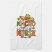 Nacho Average Nurse Cinco De Mayo Shirt Ontwerp_1 Theedoek (Verticaal)