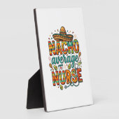 Nacho Average Nurse Fiesta Vector Shirt Design_1 Fotoplaat (Zijkant)