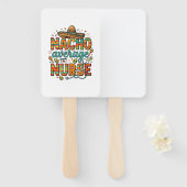 Nacho Average Nurse Fiesta Vector Shirt Design_1 Handwaaier (Voorkant en achterkant)