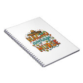 Nacho Average Nurse Fiesta Vector Shirt Design_1 Notitieboek (Rechterzijde)