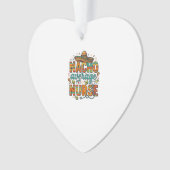 Nacho Average Nurse Fiesta Vector Shirt Design_1 Ornament (voorkant)