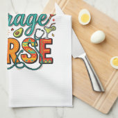 Nacho Average Nurse Fiesta Vector Shirt Design_1 Theedoek (Quarter Fold)