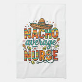 Nacho Average Nurse Fiesta Vector Shirt Design_1 Theedoek (Verticaal)