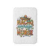 Nacho Average Nurse Fiesta Vector Shirt Ontwerp_1 Badmat (Voorkant Verticaal)