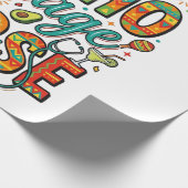 Nacho Average Nurse Fiesta Vector Shirt Ontwerp_1 Cadeaupapier (Hoek)