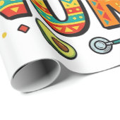 Nacho Average Nurse Fiesta Vector Shirt Ontwerp_1 Cadeaupapier (Rol Hoek)