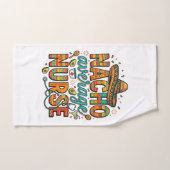 Nacho Average Nurse Fiesta Vector Shirt Ontwerp_1 Handdoek (Handdoek)