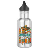Nacho Average Nurse Fiesta Vector Shirt Ontwerp_1 Waterfles (Links)