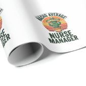 Nacho Average Nurse Manager Funny Cactus Shirt_1 Cadeaupapier (Rol Hoek)