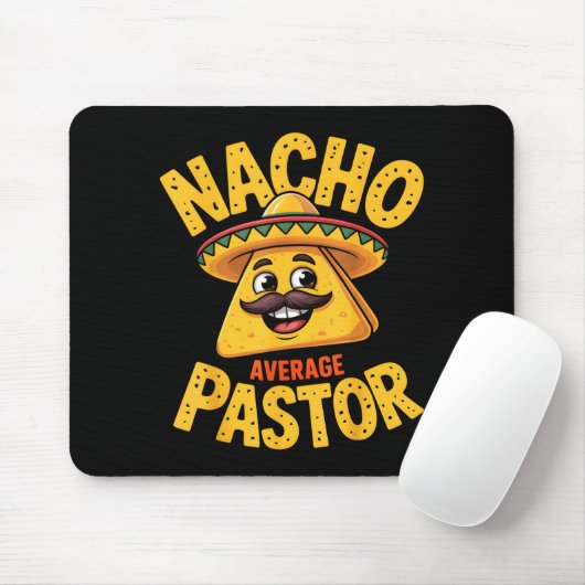 Nacho Average Pastor Funny Christian  Muismat (Met muis)