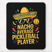 Nacho Average Pickleball Player Muismat (Voorkant)
