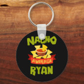 Nacho Average Ryan Grappige Verjaardag Gepersonali Sleutelhanger (Voorkant)