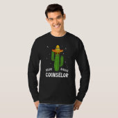 Nacho Average School Counselor Funny Cactus Lover  T-shirt (Voorkant volledig)