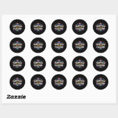 Nacho Average Teacher Cinco De Mayo Mexican Matchi Ronde Sticker (Vel)