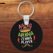 Nacho Average Tennis Player Cinco de Mayo Mexican Sleutelhanger (Voorkant)