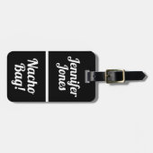 Nacho Bag Funny Bagagelabel (Voorkant horizontaal)