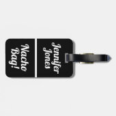 Nacho Bag Funny Bagagelabel (Achterkant horizontaal)