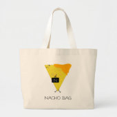NACHO BAG Tortilla Chip met kaas die een tas gooit (Voorkant)