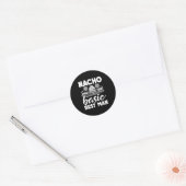 Nacho Basic Best Man Wedding Funny Bachelor Party Ronde Sticker (Envelop)