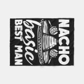 Nacho Basic Getuige Trouw Funny Bachelor Party Fleece Deken (Voorkant (Horizontaal))