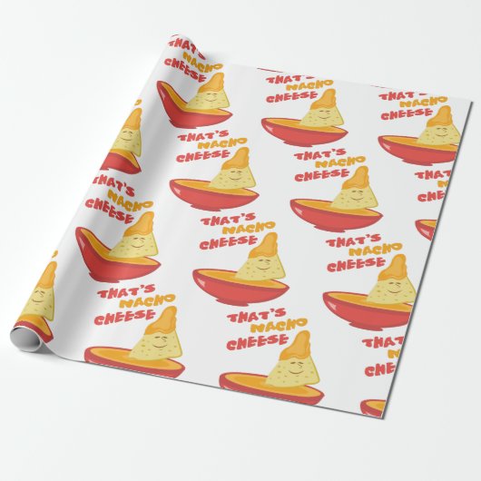 Nacho Cheese Cadeaupapier (Uitgerold)