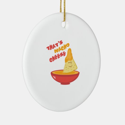 Nacho Cheese Keramisch Ornament (Rechts)