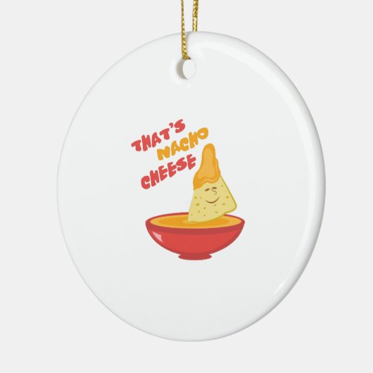Nacho Cheese Keramisch Ornament (Links)