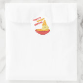 Nacho Cheese Ronde Sticker (Tas)