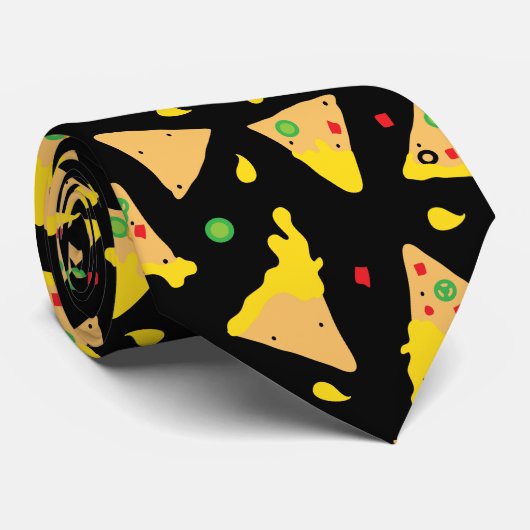Nacho Chips en Kaaspatroon Stropdas (Opgerold)