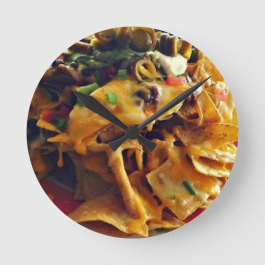 Nacho Clock Ronde Klok (Voorkant)