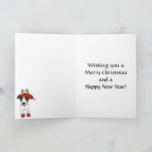 Nacho de Jack Russell Terrier Feestdagen Kaart (Binnen)