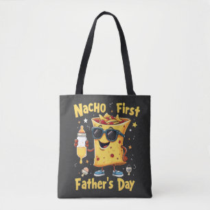 Nacho eerste Vaderdag Cinco de Mayo vader Tote Bag