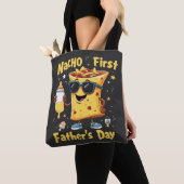 Nacho eerste Vaderdag Cinco de Mayo vader Tote Bag (Dichtbij)