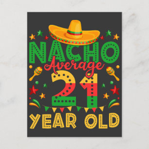 Nacho Gemiddeld 21 Jaar Oud Cinco de Mayo Briefkaart