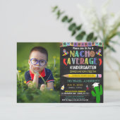 Nacho Gemiddeld Afstuderen Uitnodiging (Staand voorkant)