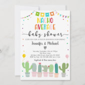Nacho Gemiddeld Baby shower Cactus Fiesta Kaart (Voorkant)