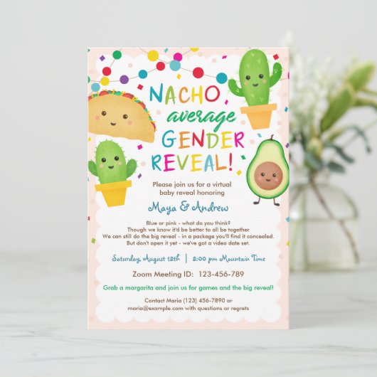 Nacho Gemiddeld genderoverzicht - Virtueel Baby sh Kaart (Staand voorkant)