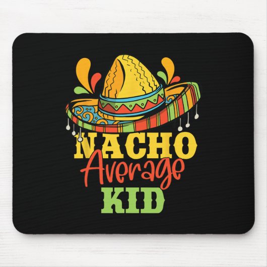 Nacho Gemiddeld Kind Cinco de Mayo Mexican Matchin Muismat (Voorkant)