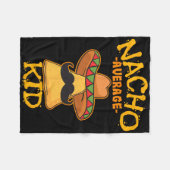 Nacho Gemiddeld Kind Kind Kind Jongen Toddler Cinc Fleece Deken (Voorkant (Horizontaal))