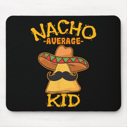 Nacho Gemiddeld Kind Kind Kind Jongen Toddler Cinc Muismat (Voorkant)
