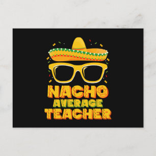 Nacho Gemiddeld Leraar Cinco De Mayo Matching Briefkaart