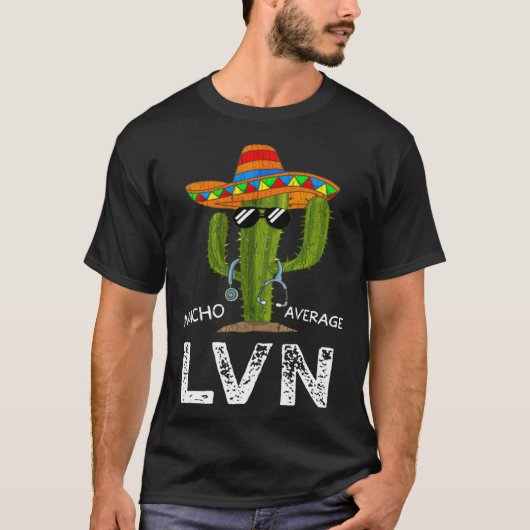 Nacho Gemiddeld LVN Verpleegster Voor Vrouwen T-shirt (Voorkant)