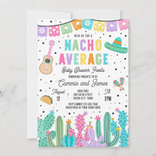 Nacho Gemiddeld Mexicaans Fiesta Baby shower Kaart